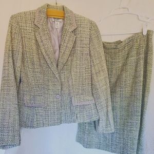 Pendleton Ladies 2 Piece Suit, green with lavender